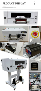 Factory Sales Roll to Roll UV DTF with <b>Laminator</b> Fast Speed 2 XP600 Printheads UV Dtf A/B Film Printing Machine - Product Image 3