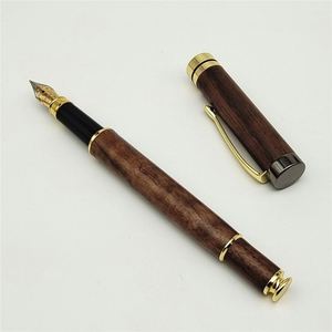 Stylo bille en bois de noyer pour cadeaux d'affaires, stylos de bureau exécutifs gravés sur mesure pour cadeaux d'entreprise ou d'anniversaire - Product Image 2