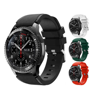 Bandas de reloj deportivas de goma de silicona correa de reloj inteligente ajustable para Samsung Gear S3 20mm 22mm correas de reloj - Product Image 4