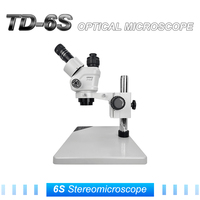 Microscopio Trinocular de Imagen 4K con Aumento Continuo, Iluminación LED, Precisión de 0.001MM, Ajuste Dioptrico 5D para PCB