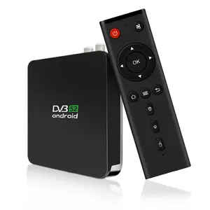 带DVB S2高清卫星接收器的混合安卓电视盒2GB内存8GB只读存储器卫星接收器安卓电视盒