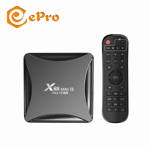 X88 PRO 13 mini RK3528 4G 32G Android 13 TV kutusu DDR3 RJ45 100M 2.4G/5G WiFi Chip çip 4K HD dört çekirdekli eMMC akıllı Set top Box