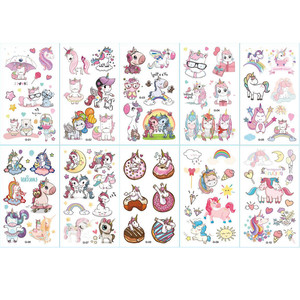 Set di <span class=keywords><strong>tatuaggi</strong></span> Kawaii di alta qualità adesivo tatuaggio carino temporaneo per bambini <span class=keywords><strong>tatuaggi</strong></span> per bambini - Product Image 3