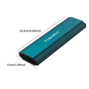 حافظة Tysric <span class=keywords><strong>M</strong></span>.2 SSD من nvgme إلى USB-TypeC بوصة علبة خارجية من الألومنيوم تدعم/60 * */SSD للكمبيوتر المحمول - Product Image 6