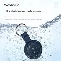 Étui de protection en silicone mini imperméable et écologique avec boucle métallique anti-poussière pour traceur GPS Apple pour chiens et chats, garantie 1 an