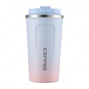 Taza de Café Reutilizable Ecológica |   Botella de 510 ml con Doble Aislamiento y Protección Contra el Sudor |   Rampa de Gradiente con Logotipo Personalizado para Empresas Ecológicas - Product Image 1