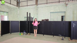 <span class=keywords><strong>Portail</strong></span> <span class=keywords><strong>coulissant</strong></span> intelligent de sécurité pour allée de jardin à angle de 90 degrés, <span class=keywords><strong>portail</strong></span> tournant en aluminium découpé au <span class=keywords><strong>laser</strong></span> - Product Image 5