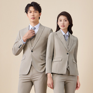 Unisex Professional Business Suit Workwear Autumn Winter Formal Office Wear For Men Women Commuter Interview Banquet - Product Image 3