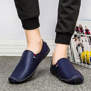 Mocassins en cuir de haute qualité pour hommes, grande taille, décontractés, à enfiler, chaussures plates pour hommes, chaussures de conduite tendance - Product Image 6