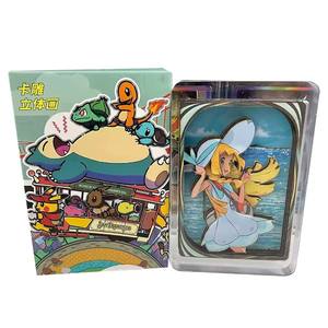 <span class=keywords><strong>Carte</strong></span> 3D gravée et imprimée, jeu de société, cadeau, Pokemoned Funism, personnalisation en gros, <span class=keywords><strong>carte</strong></span> Eif origins pop Pokemoned Fan Art - Product Image 1