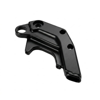 Support de fixation de direction en aluminium forgé sur mesure, surface thermolaquée pour l'installation sur guidon de vélo ou fourche de moto, ISO9001
