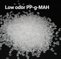 Granulés de plastique PP-g-MAH de qualité moulage, composé auxiliaire plastique PP à haute résistance à la traction, fournisseur chinois