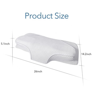 Ergonomic Cooling Orthopedic Memory Foam Cervical Neck Pillow Pain Relief Contour Side Back Stomach <b>Sleepers</b> Solid Customizable - Product Image 3