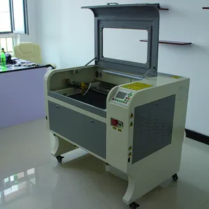 Tập trung cắt acrylic với máy cắt laser 4060 denim jeans máy khắc laser CNC Laser Cutter cho gỗ
