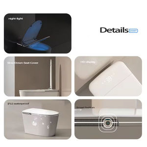 <span class=keywords><strong>WC</strong></span> intelligent ultra-mince moderne OEM avec ouverture/fermeture automatique, capteur de pied, modes de lavage multiples, étanche IPX4 pour salle de bain - Product Image 3