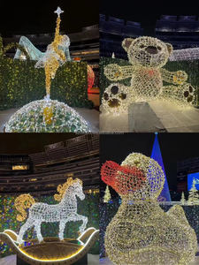 Decoración Navideña con <span class=keywords><strong>Luces</strong></span> LED Gigantes, Motivo Navideño, <span class=keywords><strong>Castillo</strong></span> Navideño Gigante Artificial Único para Exteriores - Product Image 3