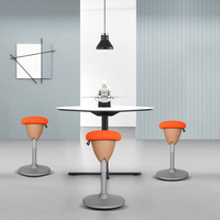 Chaise de rebond chaise élévatrice pivotante réglable étude de travail chaises debout bureau roulant tabouret d'équilibre élevé tabouret de bar de bureau oscillant