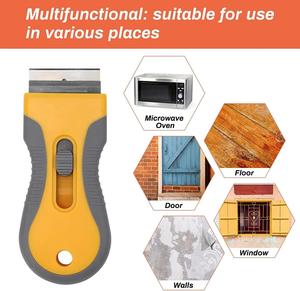 Razor Blade Scrape With Blades, <b>Scraper</b> <b>Tool</b>, Razor Blade Retractable, <b>Paint</b> Stripping <b>Tool</b>, Hob Oven Glass Cooker Cleaning <b>Tool</b> - Product Image 5