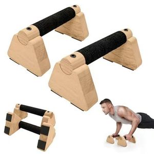 Barre de musculation en bois pour extensions dorsales russes, barres parallèles et support pour équilibre, pour l'entraînement de la force en bois. - Product Image 1