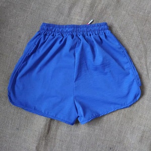 Pantalones Cortos Deportivos Azul Brillante con Logotipo Personalizado, Tela de Secado Rápido, Cintura con Cordón Ajustable, Dobladillo Dividido, para Deportes y Running - Product Image 2