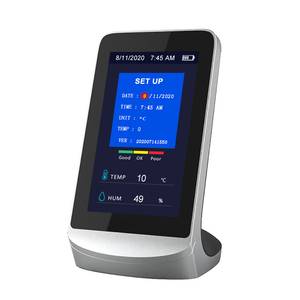 Détecteur de <span class=keywords><strong>CO2</strong></span> de bureau Détecteur de dioxyde de carbone <span class=keywords><strong>Capteur</strong></span> <span class=keywords><strong>infrarouge</strong></span> NDIR 400 ~ 5000 Ppm avec alarme sonore Moniteur de <span class=keywords><strong>CO2</strong></span> intérieur Japon - Product Image 2