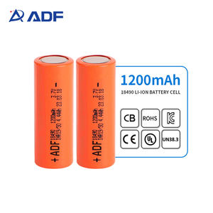 Цилиндрические литий-ионные аккумуляторы <span class=keywords><strong>18490</strong></span> 18500, 3.7В, 1200мАч, перезаряжаемые элементы питания 18500 - Product Image 1