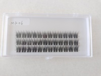 Extensions de cils en grappes DIY, faites à la main, réutilisables, imperméables, 3D, style naturel, service OEM/ODM, cils