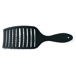 Kunststoff-Haarstyling-Werkzeuge Kamm entwirren gebogene belüftete Bürste Haar bürste für lockiges Haar - Product Image 6