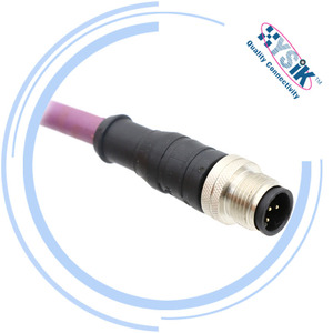 Разъем Ethernet M12, 5-контактный, с кодировкой D, для PROFINET, предназначен для промышленных сетей и робототехники - Product Image 3