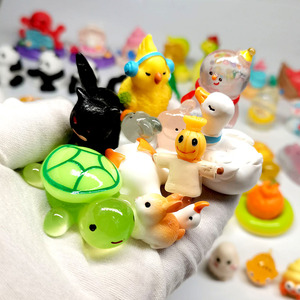 Vogel Panda Schildpad Miniatuur Aquarium Decoratie Kleine Verzamelbare Sneeuwpop Beeldjes Thuis Hars Plastic Ambachten Voor Charme Speelgoed - Product Image 4