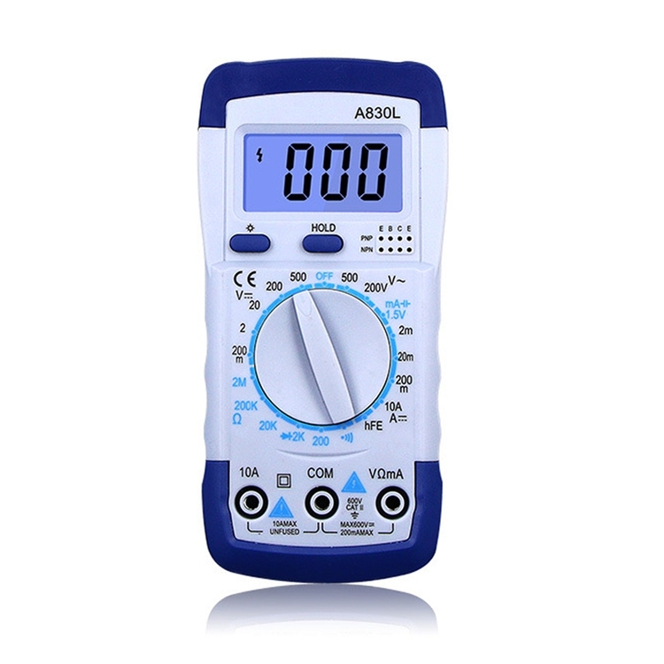 High Quality Cheap Lcd Digital Multimeter Ac Voltage Diode Frequency Multimeter Current Tester A830l