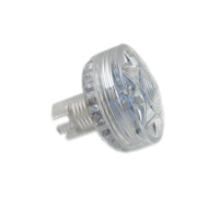 Lámpara LED de 45 mm con 14 LED, Cubierta en Forma de Estrella, Preprogramable, RGB, Cambio de Color, E14, Luz Puntual LED para Carnaval, Parque de Atracciones
