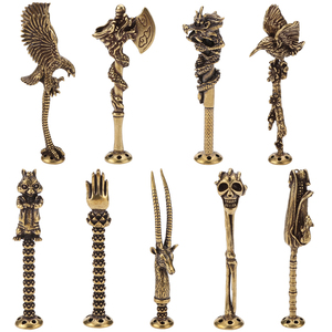 Erliao đồng nguyên chất kim loại thuốc lá ống làm xáo trộn công cụ làm sạch Báo Chí Sticker Báo Chí Thanh bán buôn hút phụ kiện - Product Image 1