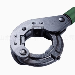 Clé à tuyau réglable en acier allié à mâchoires dentelées, manuelle, industrielle, métrique, à une seule extrémité - Product Image 4