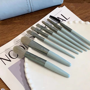 Vente en gros, best-seller, haute qualité, marque privée, ensemble de 8 pinceaux à paupières en fibres synthétiques, pinceaux de maquillage, fournisseur, échantillon gratuit - Product Image 1