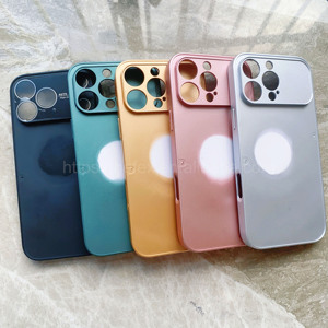 Long lanh nhôm tấm điện thoại di động Trường hợp 2D thăng hoa Trống Điện thoại di động bao gồm cho Iphone 17 17pro Max 17 không khí 17pro - Product Image 2