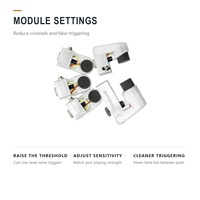 Déclencheur externe pour batterie acoustique, conversion DIY avec prise jack 6,35 mm pour caisse claire, tom et grosse caisse