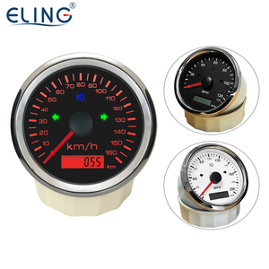 ELING 85mm GPS marino velocímetro odómetro Speedo Gauge 125 <span class=keywords><strong>160</strong></span> 200 <span class=keywords><strong>km</strong></span>/h <span class=keywords><strong>MPH</strong></span> para coche motocicleta barco 12V 24V con retroiluminación - Product Image 2