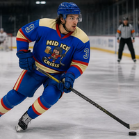 Maillot de hockey sur glace sublimé en gros – Tenue unique pour ligue de bière – Maillot de hockey professionnel personnalisé