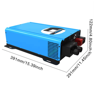 Offre Spéciale : Onduleur Hybride Bidirectionnel Portable 1000W DC 12V vers 110V/220V à Onde Sinusoïdale Pure avec Chargeur de Batterie 100A pour Usage Domestique - Product Image 2