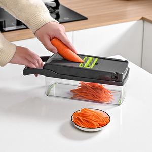 Coupe-légumes multifonctionnel, en plastique de qualité alimentaire, facile à nettoyer, design portable, accessoires de cuisine - Product Image 2