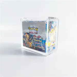 Factory Custom Clear Plein Acryl Evolutions Booster Box Lucite Booster Box Case