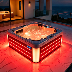 Spa de haute qualité pour 5 personnes, baignoire Balboa en acrylique USA, <span class=keywords><strong>jacuzzi</strong></span> intelligent à prix avantageux, bain à remous extérieur <span class=keywords><strong>avec</strong></span> fonction <span class=keywords><strong>jacuzzi</strong></span> - Product Image 1
