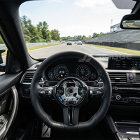 Volant en cuir M Sport amélioré pour BMW E92 M3 E82 E87 E90 E91 E93 X3 E83 X5 E70 E71 M3, personnalisable avec matériau Alcantara