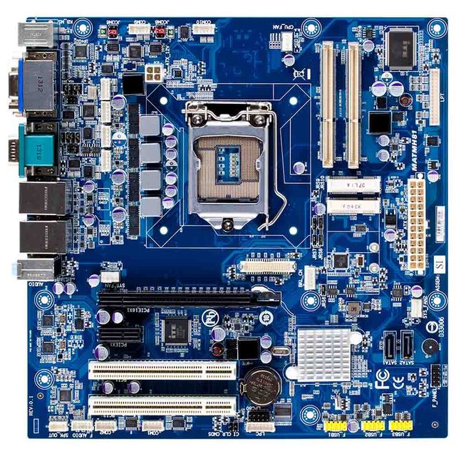 Gigabyte GigaIPC UATX-H81A Micro-ATX Motherboard LGA1150 Intel H81 2xDDR3 10xCOM 10xUSB 2xSATA 2xGbE LAN PCIeX16 HDI VGA