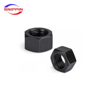 ANSI/ASME B18.2.2 Écrous hexagonaux américains standard de grade 5 en acier au carbone galvanisé noir; 1/4-20 1/4-28 5/16-24 Grade 8.8