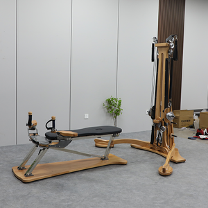 SAERDE Pilates Studio - Juego de Cinco Piezas de Madera para Ejercicios, Cama de Pilates Duradera, Ajustable y Ecológica para Entrenamiento Corporal - Product Image 5