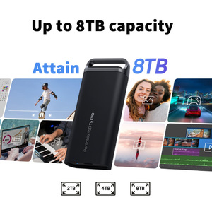 ใหม่แกะกล่อง T5 8TB PSSD USB Type-C 3.2 ฮาร์ดดิสก์ภายนอก ความเร็วในการเขียน 460MB/S 2TB 4TB สำหรับบันทึกวิดีโอ 4K Ssd T5 - Product Image 3