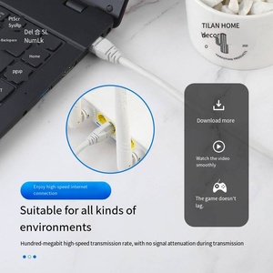 Đa màu sắc tùy biến CAT5 CAT5E Mạng Cáp dây với 10m RJ45 kết nối cho siêu thị hệ thống thông tin liên lạc Cáp - Product Image 4