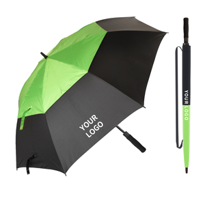 Umbrella Golf air Circulation Wholesale 8k Solid Color Straight Umbrella Travel Manual Umbrella
